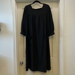 Na Nin Women’s 100% Raw Silk Eunice Muumuu dress EUC